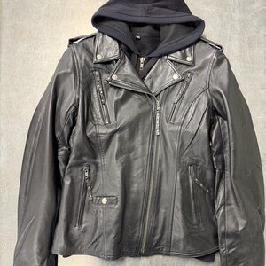 DERRINGER Lambskin Ladies Leather Jacket